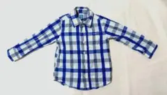 baby Gap 長袖　チェックシャツ　110㎝　ブルー
