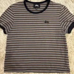 Stussy ボーダー 半袖 Tシャツ Mサイズのサムネイル