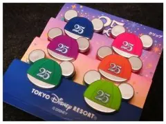 東京ディズニーランド 25周年 クリップセット