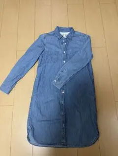 無印良品　デニムシャツワンピース