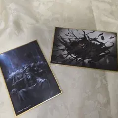 オーバーロード　アインズ　色紙2点