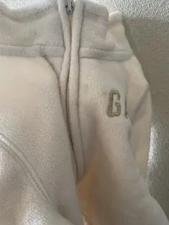 ホワイト ジップアップアウター