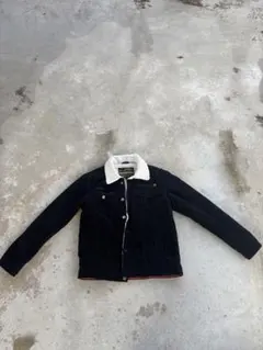 【希少】Superdry極度乾燥しなさい 裏ボアコーデュロイジャケット ネイビー