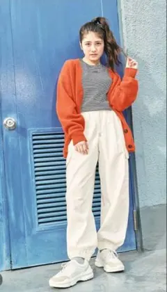 GU GIRLS カーゴジョガーパンツ S