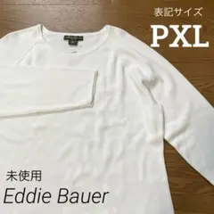 未使用 エディーバウワー レディース ロールヘム トップス 長袖 PXL