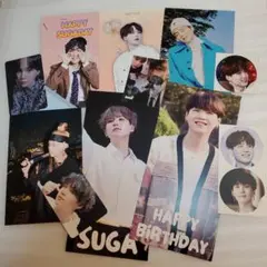 BTS  シュガ　ユンギ　マスタニム　バースデー　ステッカー　フォトカ　トレカ