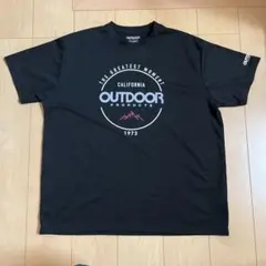 OUTDOOR PRODUCTS Tシャツ ブラック 5Ｌ