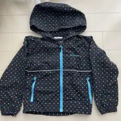 Columbia ドット柄 フード付きジャケット