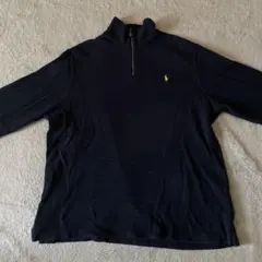 Polo Ralph Lauren ネイビー ハーフジップ トレーナー