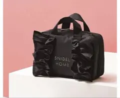 ⭐︎未使用品⭐︎スウィート付録スナイデルホーム 大容量フリルポーチ ブラック