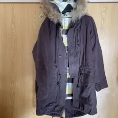 値下中ニコアンド　nico andand... コート　ボア　ジャケット匿名発送