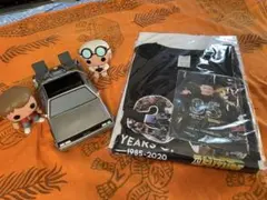 バック・トゥ・ザ・フューチャー Ｔシャツ.フィギュアのセットマイケルJフォックス
