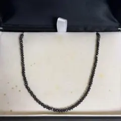 ジュエリーマキ ブラックダイヤ ネックレス 20ct k18wgのサムネイル