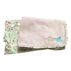 Disney ディズニー ミッキー ミニー 花柄 ブランケット ピンク