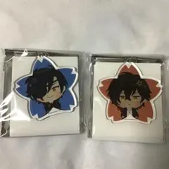 刀剣乱舞 とうらぶ パスケース キーホルダー 水心子正秀、源清麿 刀剣乱舞 とうらぶ パスケース キーホルダー 水心子正秀、源清麿
