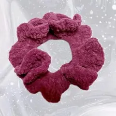 【受注制作】かぎ編み シュシュ