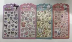 韓国限定 Tok!Tok! サンリオ ボンボンドロップシール 4枚セット　正規品