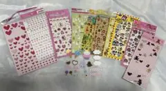 かわいいステッカーセット 複数デザイン