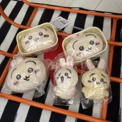 ちいかわ　うさぎ　ガチャガチャ　お座りぬいぐるみ　お顔マスコットのサムネイル