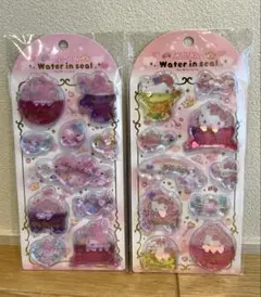 【正規品】ウォーターインシール マイメロディ　ハローキティ