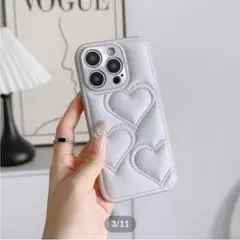 iPhone15pro ケース　ライトグレー　新品