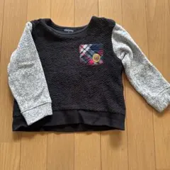 kladskap黒グレー トレーナー