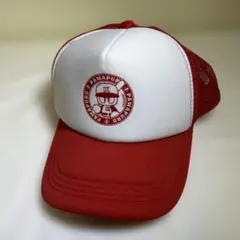実況パワフルプロ野球 パワプロくん キャップ レッド約55〜60㎝