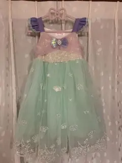 アリエル風ドレス 120サイズ ミントグリーン