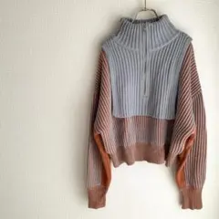 ハーフジップセーター ニット