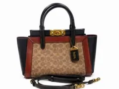 値下げ‼︎美品‼︎COACH 2WAY ハンドバッグ ショルダーバッグ シグネチャー