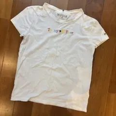 Tommy Hilfiger ホワイト Tシャツ 164 ロゴ入り