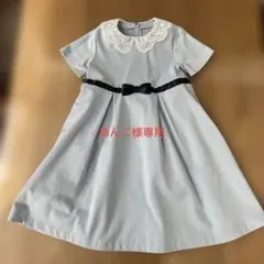 【入学式に！】グレー フォーマルワンピース ボレロセット