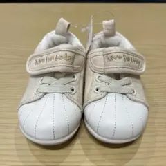 ★新品タグ付き★ベージュ スニーカー風 ベビーシューズ　12cm