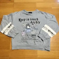 長袖 トレーナー グラフィックプリント