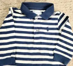 Ralph Lauren ストライプロンパース