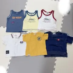 まとめ売り　男の子　夏　Tシャツ・タンクトップ 6点セット