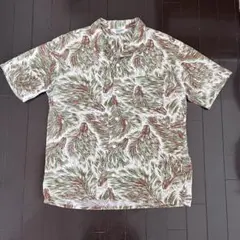 美品 テンダーロイン ウルフ シャツ グリーン サイズLのサムネイル