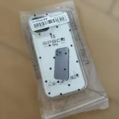 iPhone 15用 TPUソフトケース ドット柄