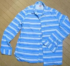 Levi's ストライプ 長袖シャツ M