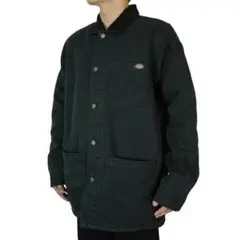 黒M新品ディッキーズdickiesダックカバーオールワークジャケットチョア 