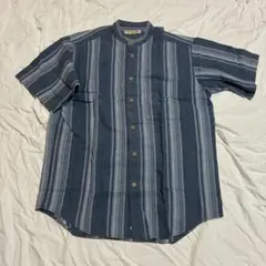 70s 80s INTERMEZZO デニム 半袖シャツ 古着 ヴィンテージのサムネイル
