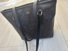 COACH ダークブラウン トートバッグ