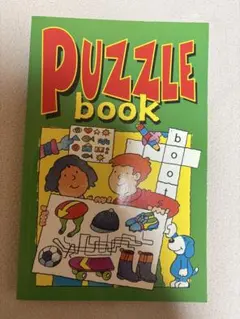 激レア　希少　イギリス　PUZZLE book 英語　洋書　子供　パズルブック