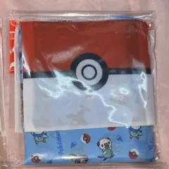 サントリー　ポケモン収納ポケット付きオリジナルエコバッグ　みずタイプ