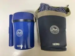 THERMOS 保温弁当箱 ステンレスランチジャー ネイビー JBC-801のサムネイル