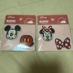 シールワッペン　ミッキー　ミニー