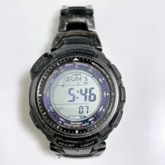 【動作品】カシオ PRO TREK PRW-1300YT 電波ソーラー チタン 動作品】カシオ PRO TREK PRW-1300YT 電波ソーラー チタン - メルカリ