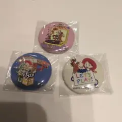 東京ディズニーリゾート　缶バッジコレクション　トイ・ストーリー　3個セット　①のサムネイル