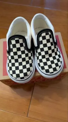 VANS チェッカースリッポン ベビーシューズ