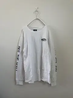 【美シルエット×着回し力◎】VANS ロンT／袖ロゴ×背面ビッグロゴが可愛い